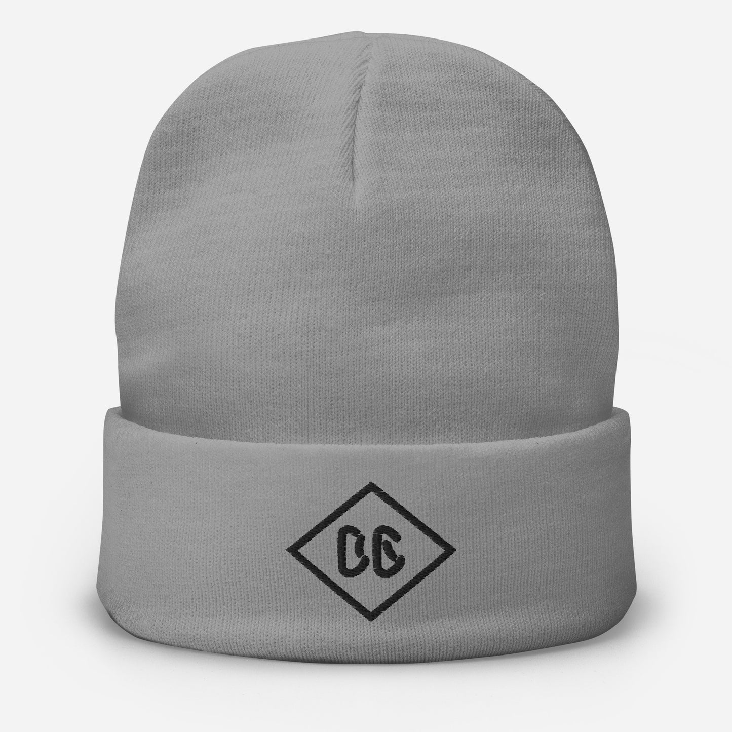 Black Logo Bent Gate Beanie